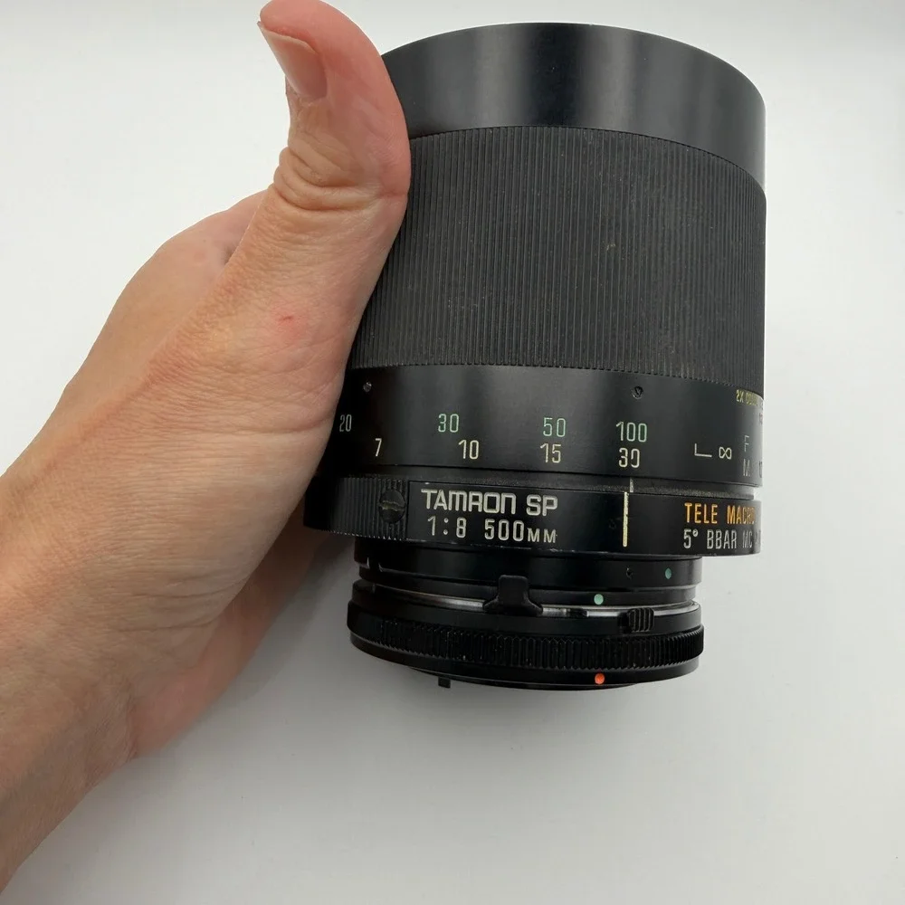 Tamron SP 500mm f/8 55B Lens Canon FD Adaptall-2‎ Adapter & Extension
